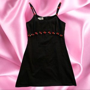 Vintage 90s topshop little black dress